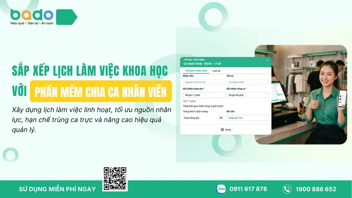 Sắp Xếp Lịch Làm Việc Khoa Học Với Phần Mềm Chia Ca Nhân Viên